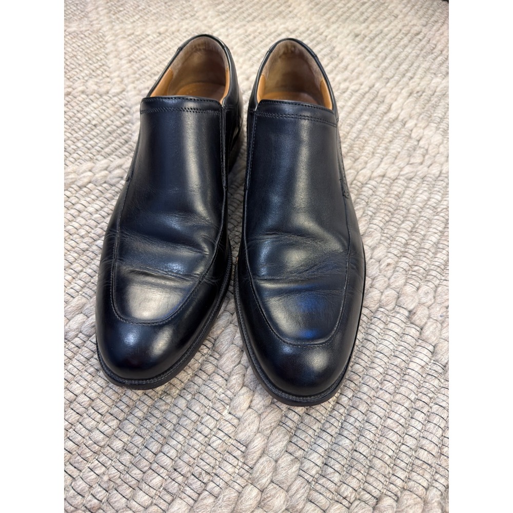 J. Murphy by Johnston & Murphy Loafers Mens 12M Black Leather Slip On Brogue